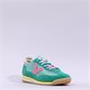 Victoria Saturno Metallic Retro Trainer - Jade